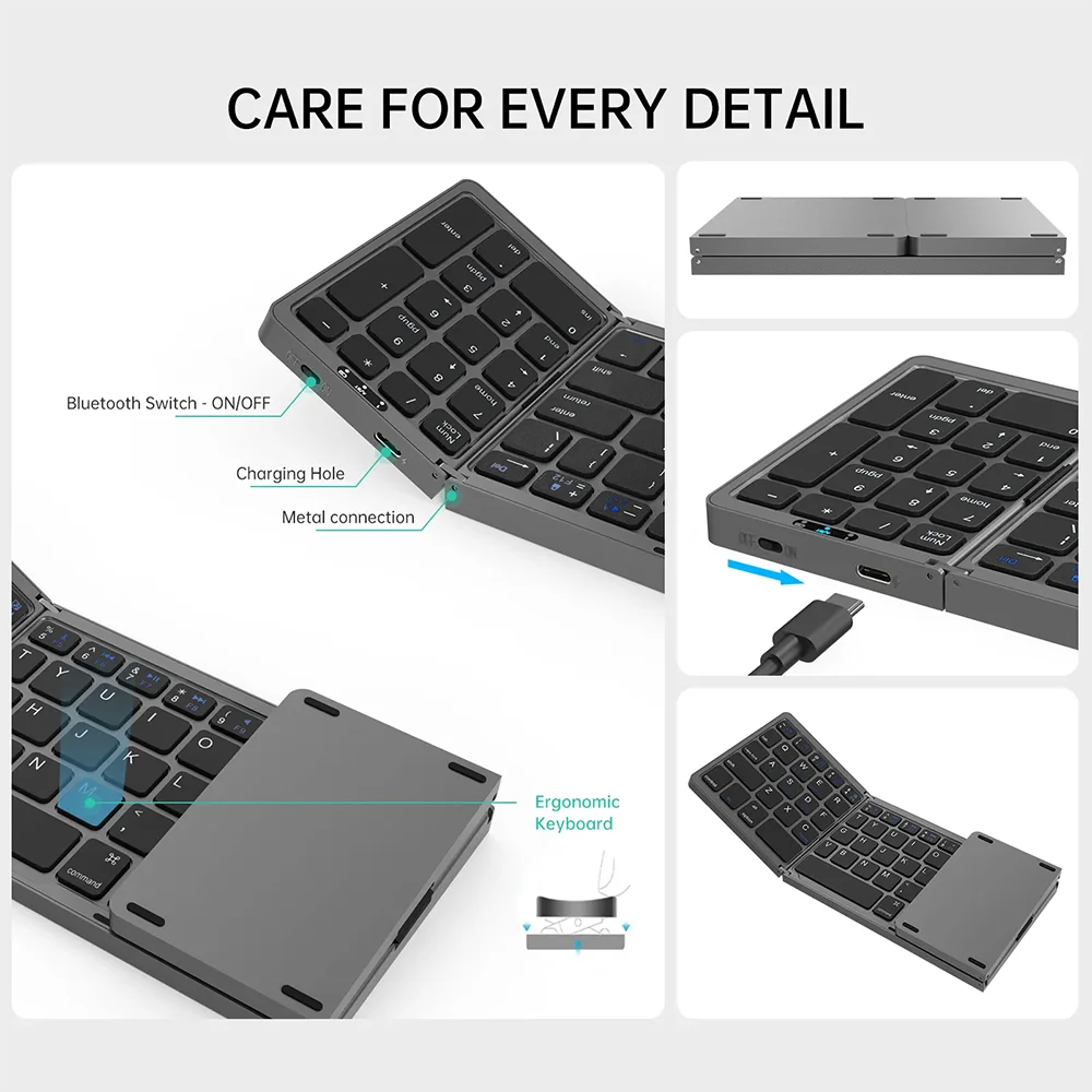 Foldable Wireless Keyboard