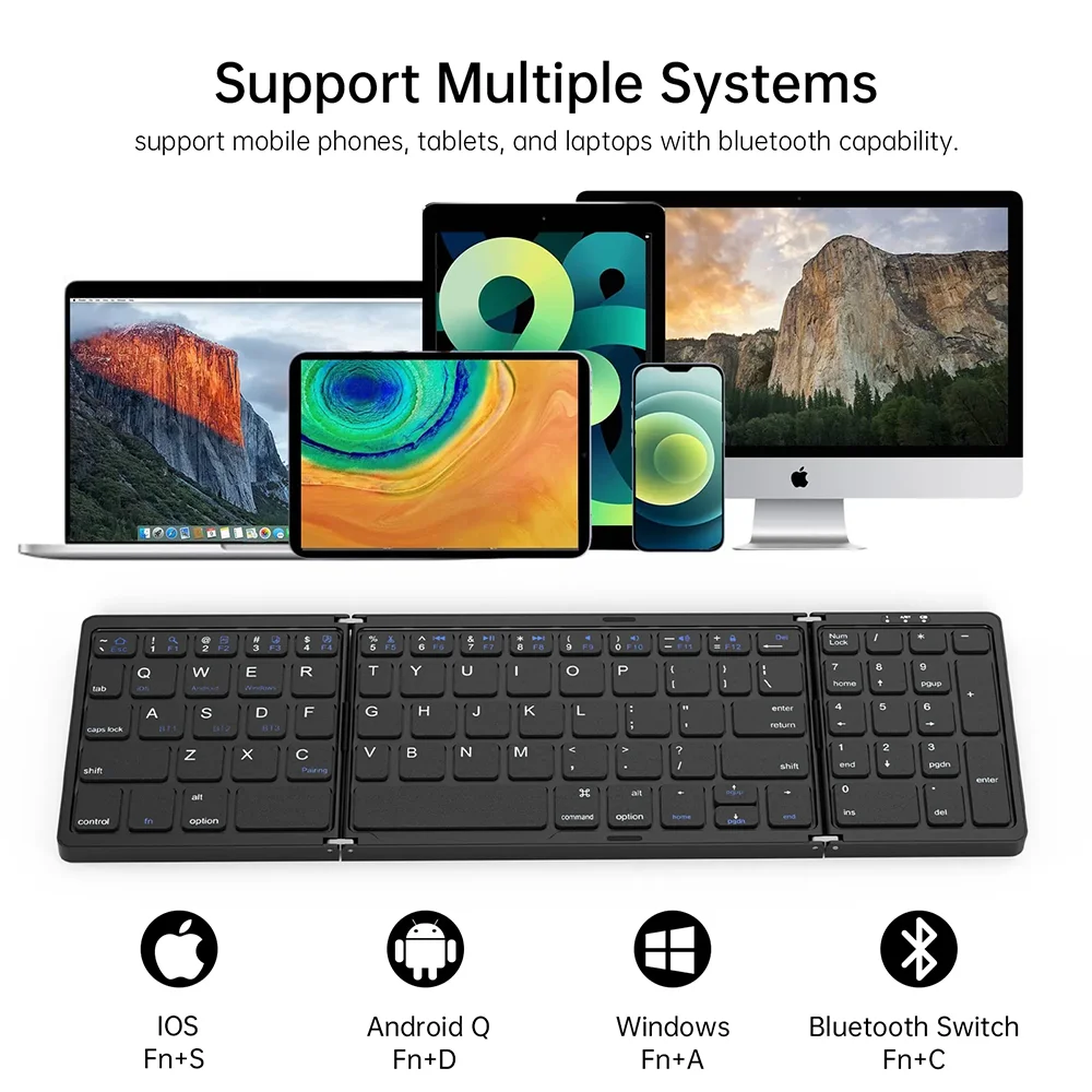 Foldable Wireless Keyboard