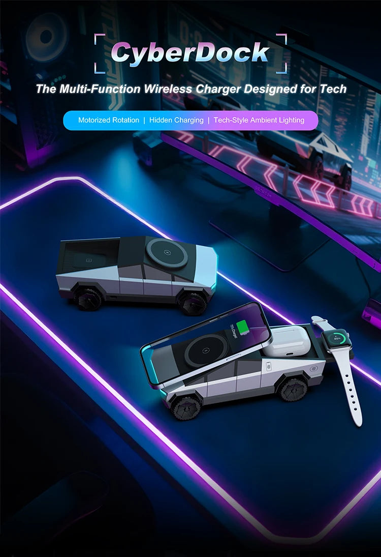 Cybertruck 3rds -in-1 Charger