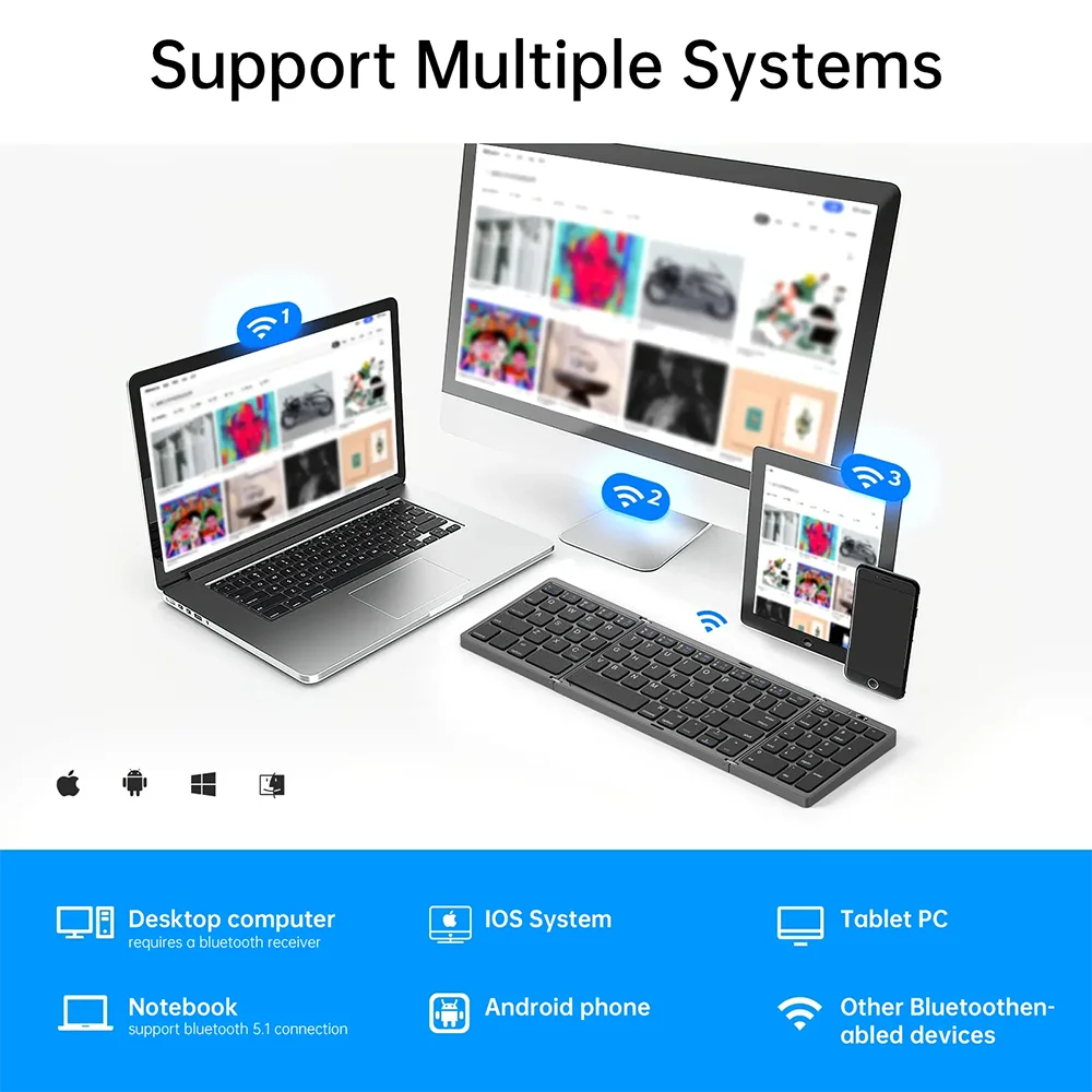 Foldable Wireless Keyboard