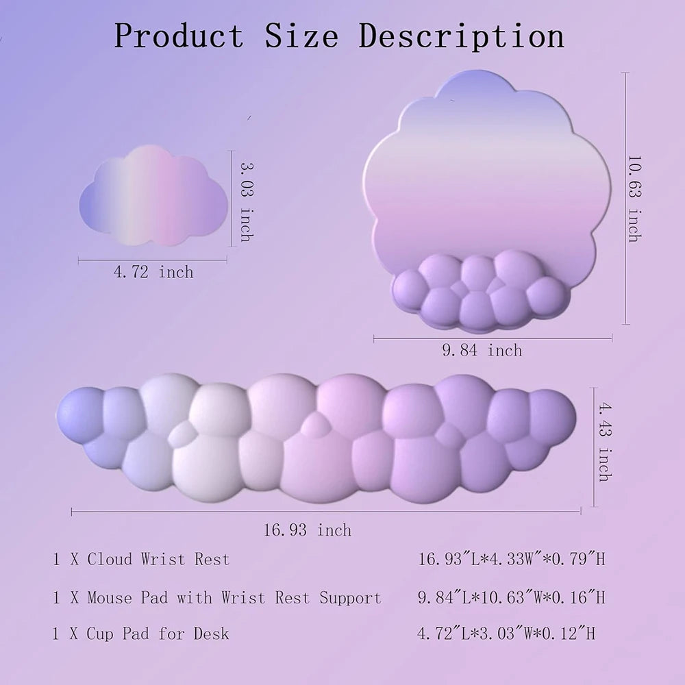 Pretty Cloud Wrist Rest